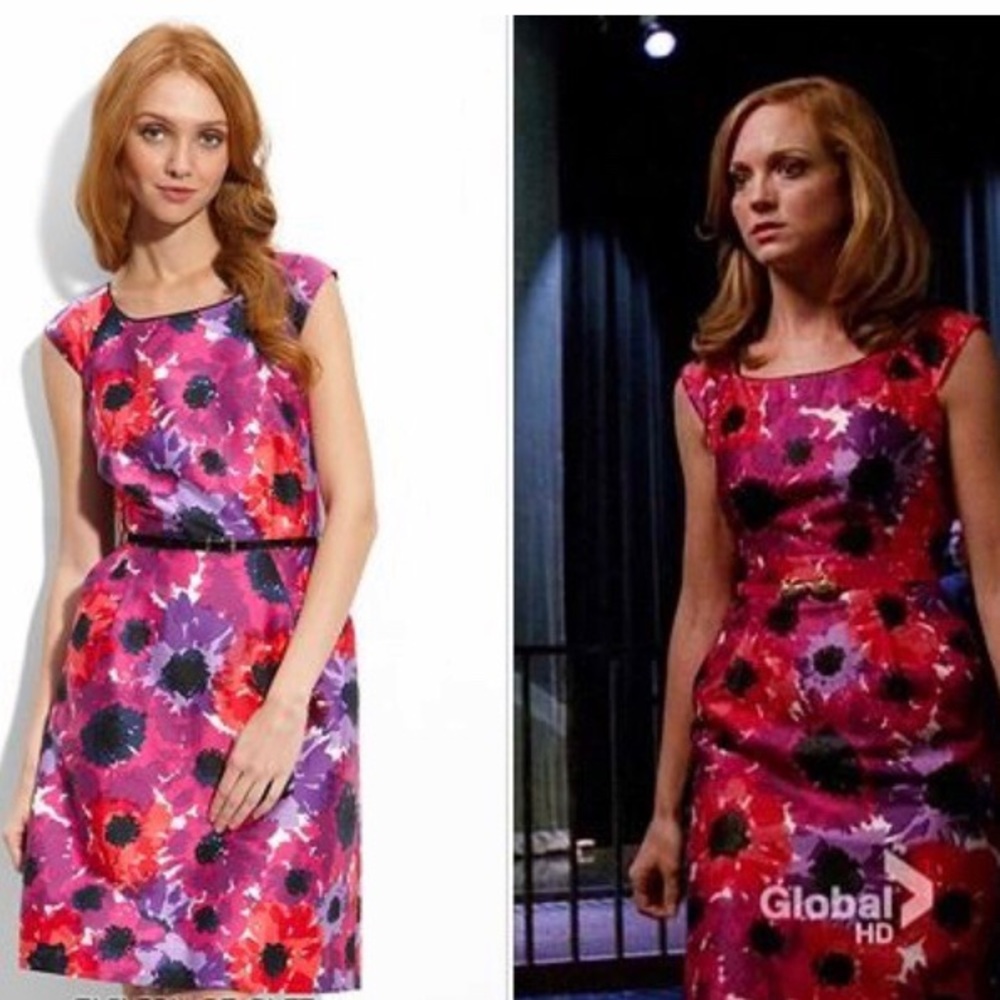 Kate Spade New York Floral Print Sheath Dress 10